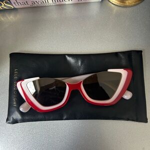 Lele Sadoughi Brickell Cat Eye Sunglasses New